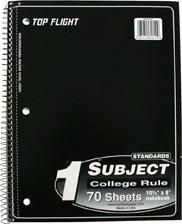 Top Flight Theme Book - College Ruled