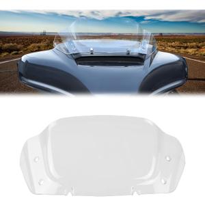 8" Windshield for Street Glide 2024, Clear Wave Wind Shield Windscreen Air Deflector Wind Splitter for Harley Davidson CVO Street Glide FLHXSE 2023-2024, FLHX 2024 Accessories