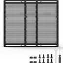 RV Entry Screen Door Grille,Upgraded Adjustable 16-32 in Width, 21.25 in Height, Metal Entry Screen Door Protector,Camper Screen Door Grill,RV Door Defender