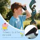 Braventure Kids Bike Gloves for Age 4-13: Half Finger Fingerless Workout Gloves Non-Slip Gel for Bike Motorcycle