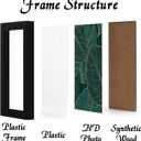 Black Picture Frame Set of 3, 17x22 Picture Frame for Photo Poster Canvas Certificate Document Display Horizontally or Vertically High Transparent Wall Gallery(Size 17 x 22 inches)