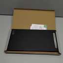 Ibyx Elegant Sliding Tray for Your Coffee Maker & Heavy Kitchen Appliances - Sturdy, Slides Easily from Under The Cabinet (Black, 7.5W x 14.5D)