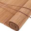 BAYUE Bamboo Blinds for Interior Windows, Roll Up Light Filtering, 23x48 in