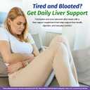 1 Body Liver Support Supplement with Milk Thistle & Dandelion, Twin Pack, 60 Capsules Each