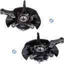 labwork Front Driver and Passenger Side Wheel Hub Bearing Steering Knuckle Assembly Replacement for Honda Civic 2013 2014 2015 Replacement for 686-356 686-357