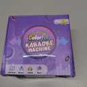 Mini Karaoke Machine for Kids Adults (2025 Upgraded), Portable Bluetooth Speaker with 2 Wireless Mics, Built-in Phone Holder and Emoji Animation, Birthday Gift for Boys Girls 3-12 Home Karaoke Party