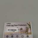 Meldel 24 PCS Silicone Chair Leg Floor Protectors Extra Small(0.6"-0.8") Rubber Felt Furniture Pads Chair Legs Caps/Covers for Hardwood Floors, Tile from Scratches & Reduce Noise - Round, Black