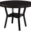 Ball & Cast 42" Round Wooden Dining Table – Rich Espresso Finish
