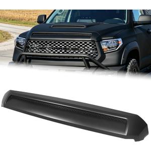 Hood Bulge Molding Grille Trim Compatible with 14-21 Toyota Tundra