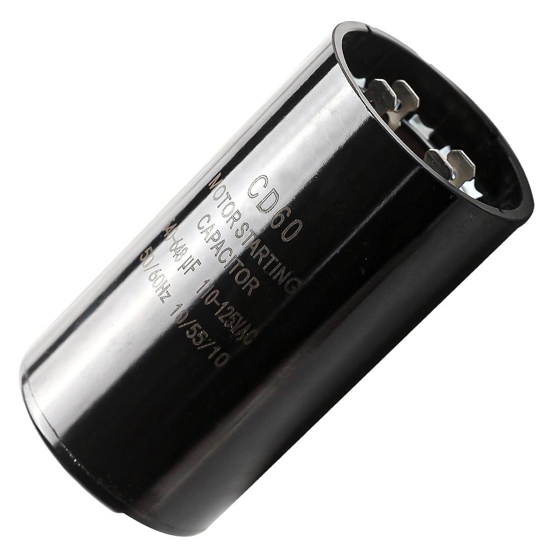 Seentech 540-648 uf/MFD 110-125 VAC 20% CD60 Round Motor Start Capacitor 50/60 Hz AC Electric Universal Fit for Run or Fan Start and Cool or Heat Pump Air Conditioner