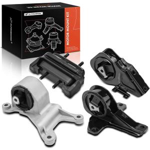A-Premium 4PCS Engine Motor Mount and Transmission Mount Kit Compatible with Chevrolet Malibu 2001-2003 & Oldsmobile Alero 1999-2004 & Pontiac Grand Am 1999-2005, Automatic Transmission
