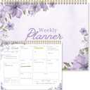 Weekly Planner Notepad 8.5x11 Inches  52 Weeks Undated Dashboard Desk Pad for To-Do List, Schedule & Notes  Productivity Planner for Work, School, Home & Busy Professionals (Lavender Purple)