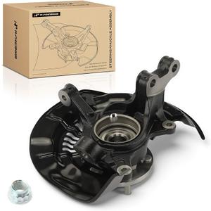 A-Premium Front Left Steering Knuckle & Wheel Bearing Hub Assembly Compatible with Toyota Highlander 2008-2017 & Lexus RX350 RX450h 2010-2015, Driver Side