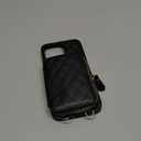 Bocasal Crossbody Wallet Case for iPhone 14 Pro Max, RFID Blocking PU Leather Zipper Handbag Purse Flip Cover, Kickstand Folio Case with Card Slots Holder Wrist Strap Lanyard 5G 6.7 Inch (Black)