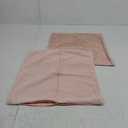 18x18 Throw Pillow Covers Pink: 2 Pack Cozy Soft Velvet Square Decorative Pillow Cases for Farmhouse Home Decor