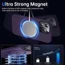 Strong Magnetic for iPhone 14 Pro Max Case [Compatible with MagSafe][10FT Military Grade Protective] Shockproof Translucent Matte Slim Case for iPhone 14 Pro Max Phone Case (6.7"), Deep Purple