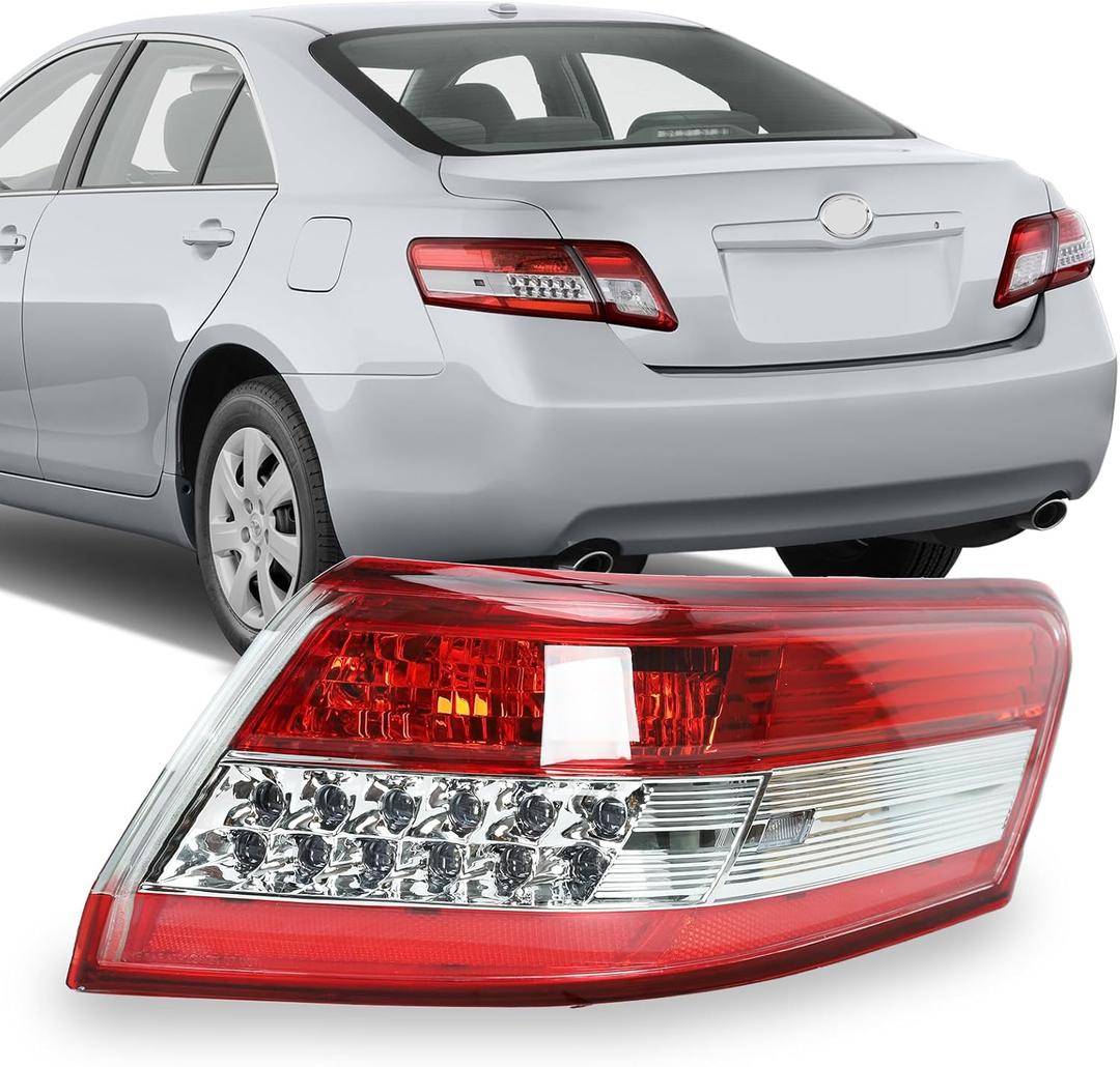 Rear Tail Light Brake Lamp Passenger Right Side Compatible with Toyota Camry 20102011 (Submodel: Base, LE, SE, XLE)