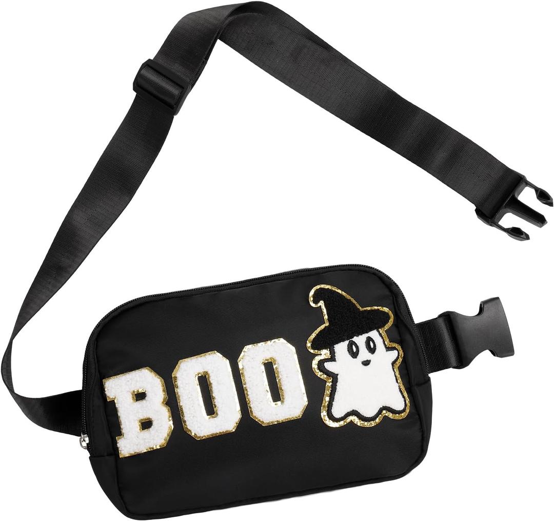 Halloween Cute Ghost Purse - Spooky Boo Basket Stuffer, Halloween Gifts for Kids, Teens, Girls - Fun Halloween Costume Accessory Trendy Stuff