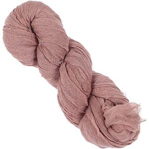 5 Dusty Rose Gauze Cheesecloth Cotton Chair Sashes Wedding Party Events Reception Catering Home Decorations Supplies