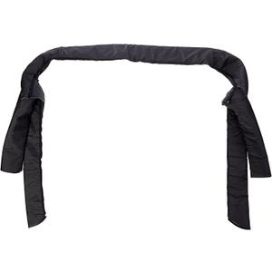 Rugged Ridge | Roll Bar Cover Kit, Full, Black Denim | 13610.15 | Fits 1978-1991 Jeep CJ & Wrangler YJ (Black denim)