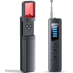 Qyzue Hidden Camera Detectors, Spy Camera Detector with RF Signal & Infrared Detection for Wireless Cameras, GPS Trackers, Privacy Protection, Portable Travel Safety Tool