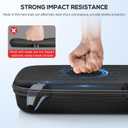 KINWIN 10 in 1 Accessories Bundle Compatible with PlayStation Portal, EVA Carrying Case for PS Portal with Silicone Protective Cover, 2 Pack Screen Protectors and 4 Thumb Grips for PS5 Portal Console (Black)