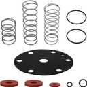 3/4"-1" Backflow Preventer Rubber and Springs Repair Kit, for Zurn Wilkins 975XL and 975XL2 Backflow Preventer