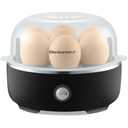 Elite Gourmet EGC115B Easy Egg Cooker Electric 7Egg Capacity, Soft, Medium, HardBoiled Egg Cooker with Auto ShutOff, Measuring Cup Included, BPA Free, Classic Black