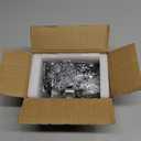 SYITCUN Stocking Holders for Mantle, 4 Pcs Weighted Christmas Stocking Holder, Magnetic Silver Snowflakes Stocking Hooks for Fireplace