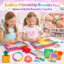 Kirosy Loom Refill Loops, 1000PCS Elastic Weaving Bands in 10 Colors for 7" Potholder Looms, Durable Craft Refill for DIY Weaving Projects