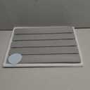 Stone Dish Drying Mat for Kitchen Counter  Collapsible 24"(L)16 (W) Super Absorbent Diatomaceous Earth Dish Drying Mat, Grey Kitchen Counter Mats for Dishes ,Bottles, Cups, Match Any Countertop