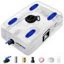 Water Storage Bladder, 25/50/100 Gallon Portable Water Tank, Collapsible Water Storage Containers with Spigot, Large Capacity Water Bag for Emergency Water Storage, Garden (25gal)