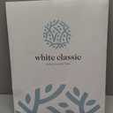 White Classic King Pillow Covers with Zipper 2 Pack - 20 x 36 Ultra-Soft, Cozy and Noiseless King Pillow Protector, 200 Thread Count, Fade-Resistant Pillow Shams