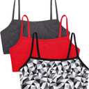 Fruit of the Loom Women's Spaghetti Strap Cotton Sports Bra - All-Day Comfort & Easy Movement, 32