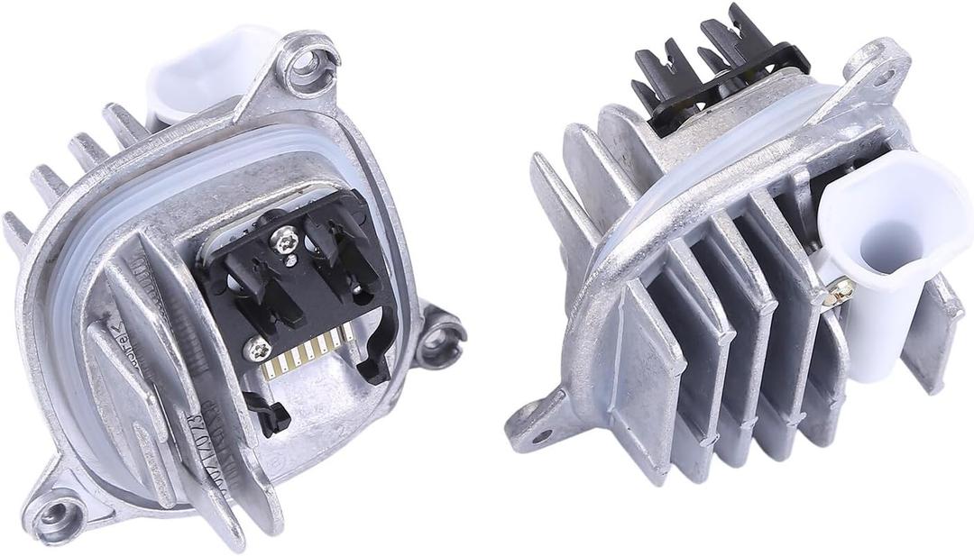 Lemon Yellow DRL Angel Eyes Headlight LED Modules for BMW X3 X3M F97 G01 X4 X4M G02 2017-2021 Left+Right Adaptive LED Headlight Module 63117466107 63117466108 Daytime Running Light Computer Unit