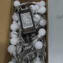 JMEXSUSS Globe String Lights Indoor, Color Changing Christmas Lights Plug in, Warm White & Multicolor String Light with Remote for Bedroom Room Tree Party Christmas Decor (100 LED Plug)