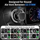 Car Phone Mount Holder For Mercedes Benz GLC GLC300 C C300 E E350 A B CLA 250 300 GLA GLB GLB250 GLK 350 450 EQE EQB EQS CLE CLS G AMG Class E300 Sprinter CLK Circular Air Vent Accessories Interior