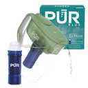 PUR Plus 11-Cup Water Pitcher, 1 Lead-Reducing Filter, Cleaner, Great-Tasting Water, Dishwasher Safe, Powerful Filtration, Filter Change Light Indicator, LockFit Cap Design - Sage