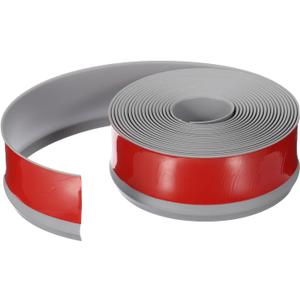 PATIKIL Peel and Stick Molding Trim for Walls, 16.4 Feet x 2 Inch Baseboard Trim Self Adhesive Wall Molding Trim Flexible PVC for Walls Home Protection Door Window Finishing Trim, Grey (Gray)