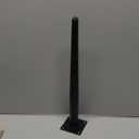 Straight Furniture Table Legs 16 Inch, Round Tapered Metal Furniture Legs Black, Modern Dresser Cabinet Sofa Support Feet Replacement, Set of 4