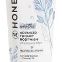 The Honest Company Eczema Soothing Therapy Cleansing Body Wash, Naturally Derived Gentle for Baby, Prebiotics Colloidal, Oatmeal, 8 oz