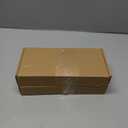 2 x Grey Washed Mango Wood Flatware Caddy with Metal Handles - 3 Compartment Organizer Box for Silverware, Sauce Spoon, Tongs and More (BLACK)