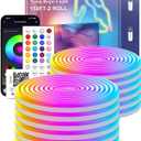 140Ft Neon Rope Lights,Flexible Led Rope Lights Control with App/Remote,Multiple Modes Rope Lights,IP65 Outdoor RGB Led Neon Lights Waterproof,Music Sync Gaming Led Strip Light for Bedroom Dcor