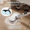 Livatro Scrubbing Steam Mop for Floor Cleaning with Rotating Pads Steamer