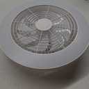 Orison Ceiling Fans with Lights, Low Profile Ceiling Fan with Lights and Remote, 6 Wind Speeds Smart Flush Mount Ceiling Fan for Bedroom, Kids Room and Living Room 19.7" (White)