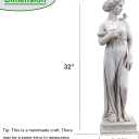 Outdoor Statue, Nymph Sculpture Goddess of Greek Mythology Roman Style for Garden Patio Yard Lawn Porch Decor (Nymph), 32 inches
