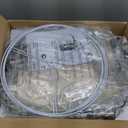 Living Room Lamps Set of 2, 27" Touch Lamps for Nightstand with USB A+C Ports, Modern Farmhouse Table Lamps for Bedroom, Beige