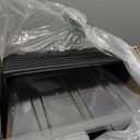 1020 Plant Tray with Tall 7.3'' Dome, 5-Pack Extra Large Seed Starter Tray with Humidity Domes, Heavy Duty 1020 Trays and Flats with Lid, Seed Germination Mini Greenhouse No Hole for Balcony Garden