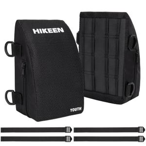Hikeen Baseball Catcher Knee Supports Catcher Knee Pads for Baseball Softball with Removable Sponge Block Catchers Knee Wedge Catcher Knee Support Gear for Youth Kids