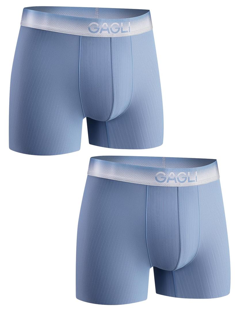Men's Underwear Boxer Briefs Comfort Soft Breathable Cooling Underpants